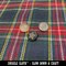 Juicy Apple Fruit Summer Harvest Teacher 0.6" (15mm) Round Metal Shank Buttons for Sewing - Set of 10